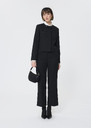 Venice Jacket black compact canvas Black TARA JARMON CH