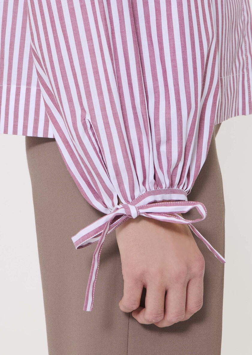 Calyette Shirt pink striped poplin Rosewood TARA JARMON CH
