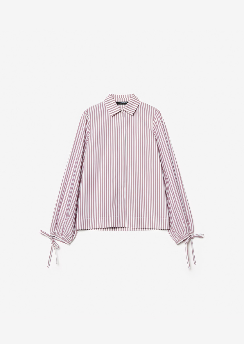 Calyette Shirt pink striped poplin Rosewood TARA JARMON CH
