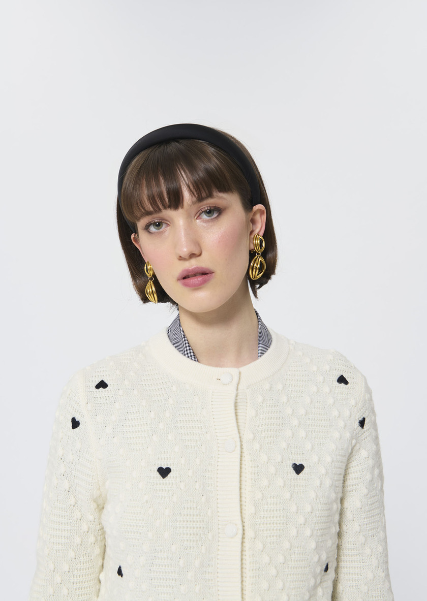 Guy Vest ecru wool with a cashmere feel Off-white TARA JARMON CH