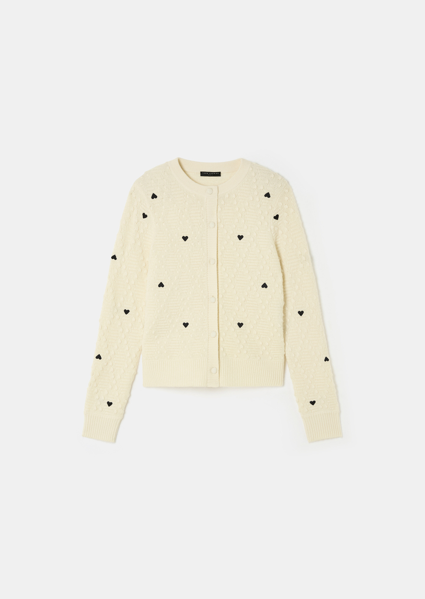 Guy Vest ecru wool with a cashmere feel Off-white TARA JARMON CH