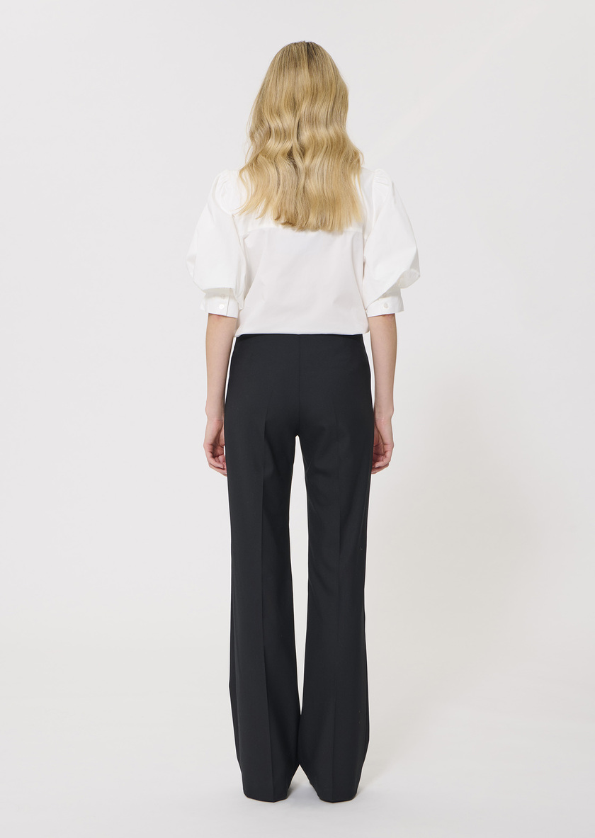 Pepino trousers black cold wool Black TARA JARMON CH