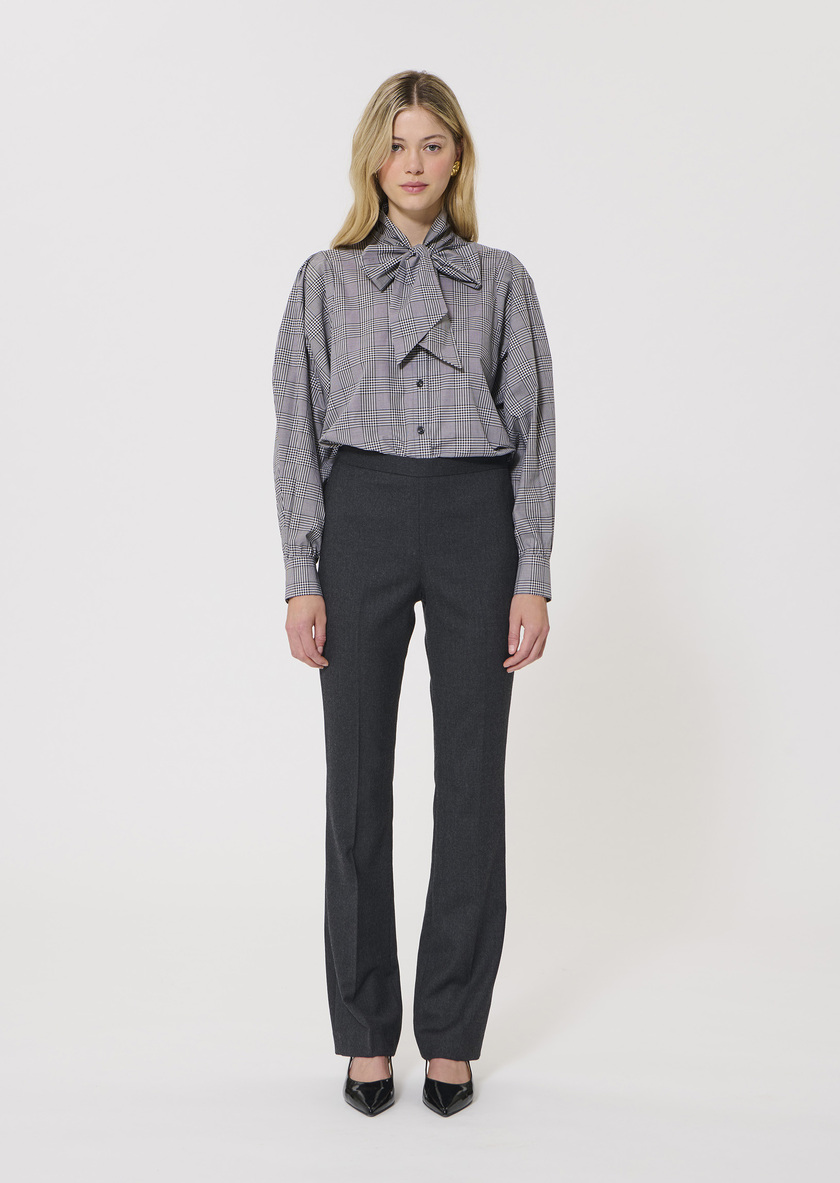 Papillon Pants heather grey flannel Gray grey TARA JARMON CH
