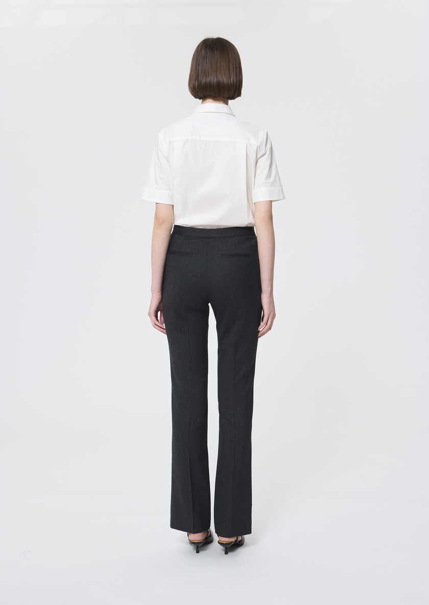 Papillon Pants heather grey flannel Gray grey TARA JARMON CH