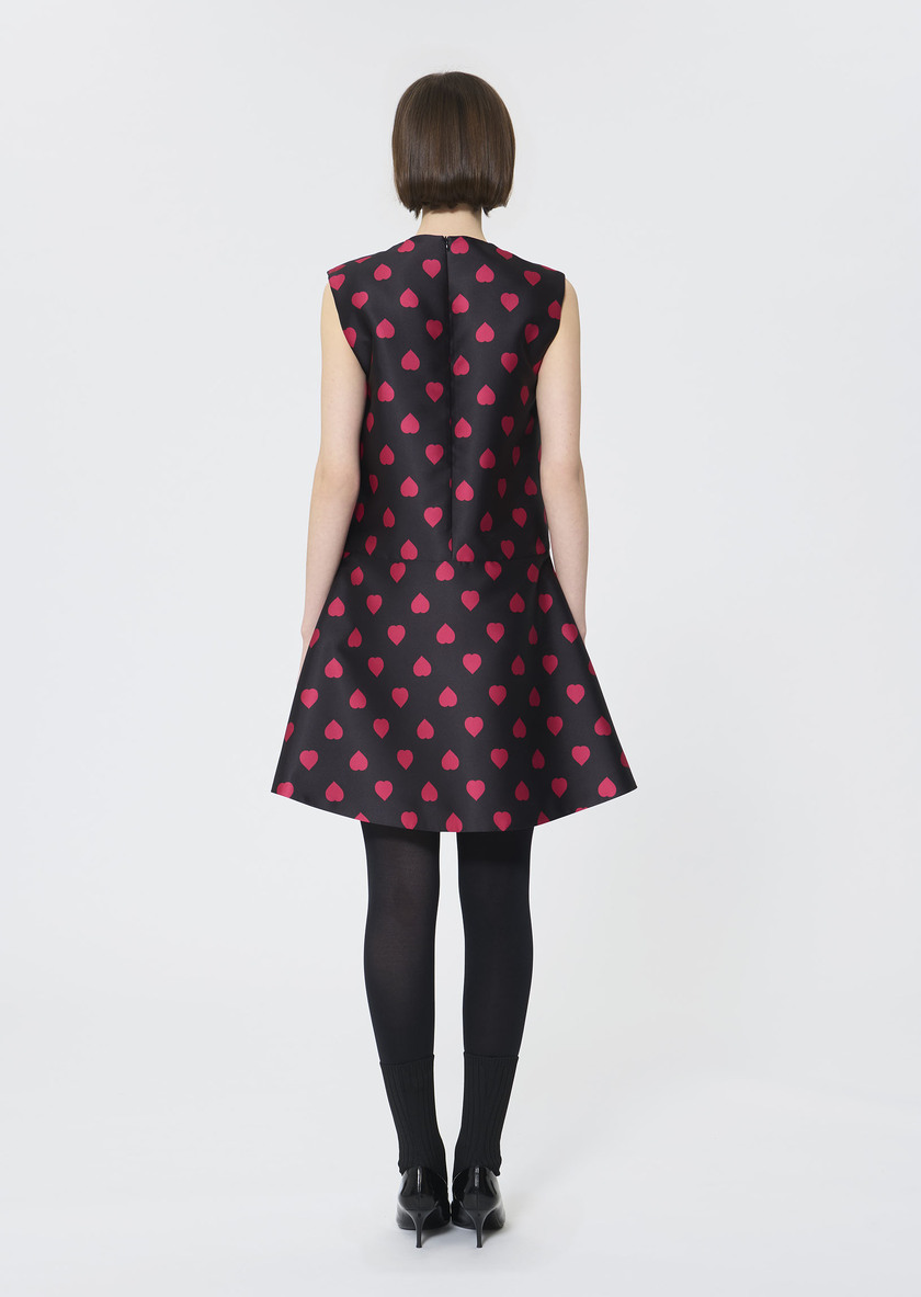 Rumba Dress black with heart print Black TARA JARMON CH