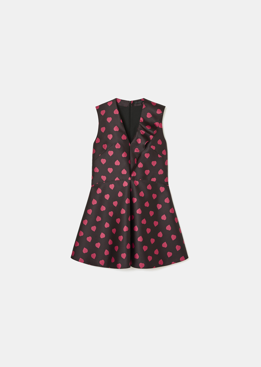 Rumba Dress black with heart print Black TARA JARMON CH