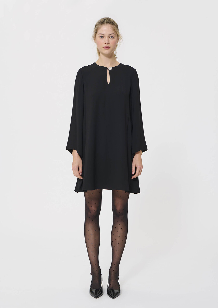 Raonie Dress black crepe Black TARA JARMON CH