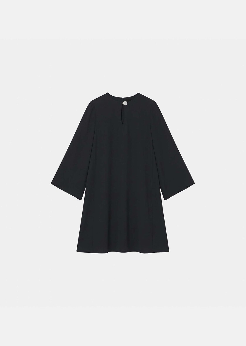 Raonie Dress black crepe Black TARA JARMON CH