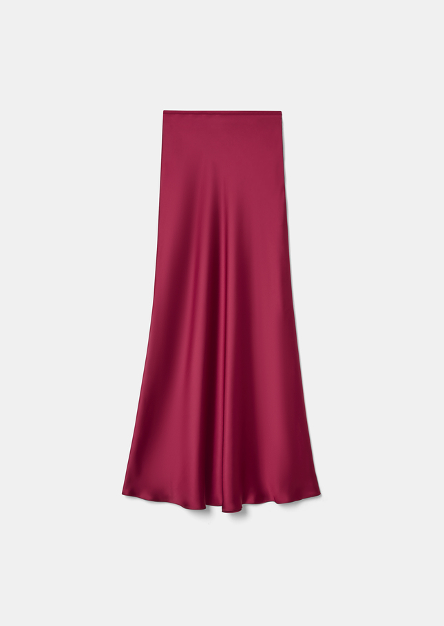 Jesta skirt red satin Garnet TARA JARMON CH