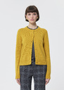 Guido vest lemon yellow merino and alpaca wool Lemon yellow TARA JARMON CH