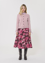 Guido vest pale pink merino and alpaca wool Blush TARA JARMON CH