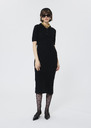 Janna skirt black brushed alpaca Black TARA JARMON CH