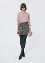 Justine Skirt green with small heart print Vert anglais TARA JARMON CH