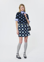 Jessy Skirt midnight blue floral print Night TARA JARMON CH