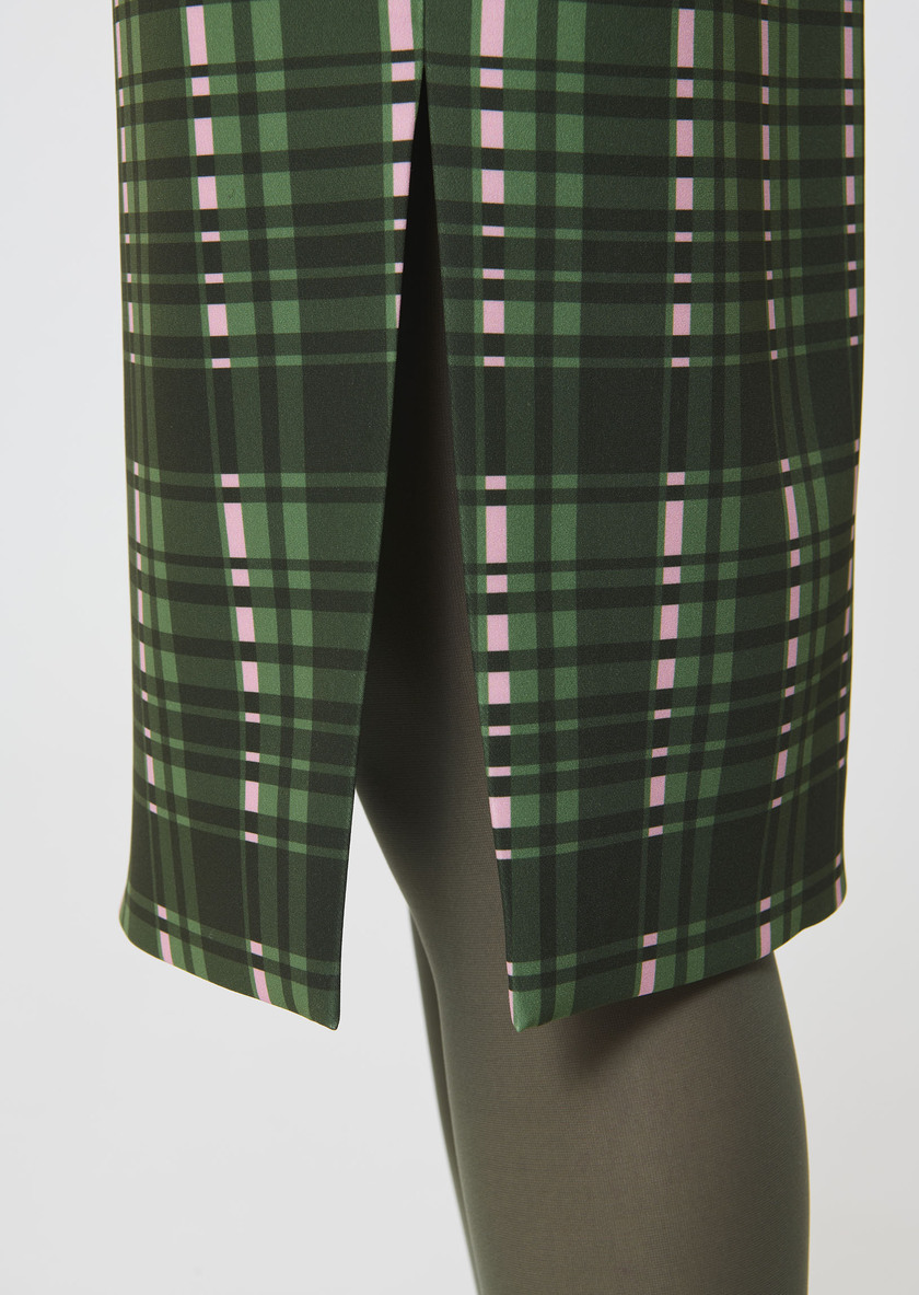 Jaden skirt green with a tartan check Cactus TARA JARMON CH