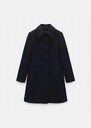 Madeline coat midnight blue woolen cloth Night TARA JARMON CH