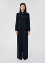 Tonio top midnight blue crepe Black, Cactus, Garnet, Night, Nut brown, Raspberry TARA JARMON CH