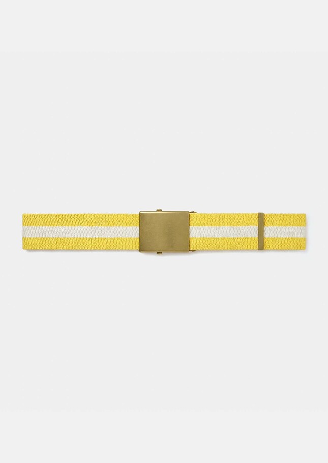 Lucas Belt yellow with stripes Mimosa TARA JARMON CH