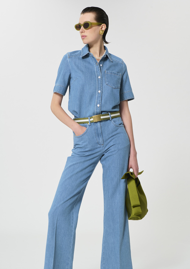 Cruz Shirt blue denim Denim TARA JARMON CH