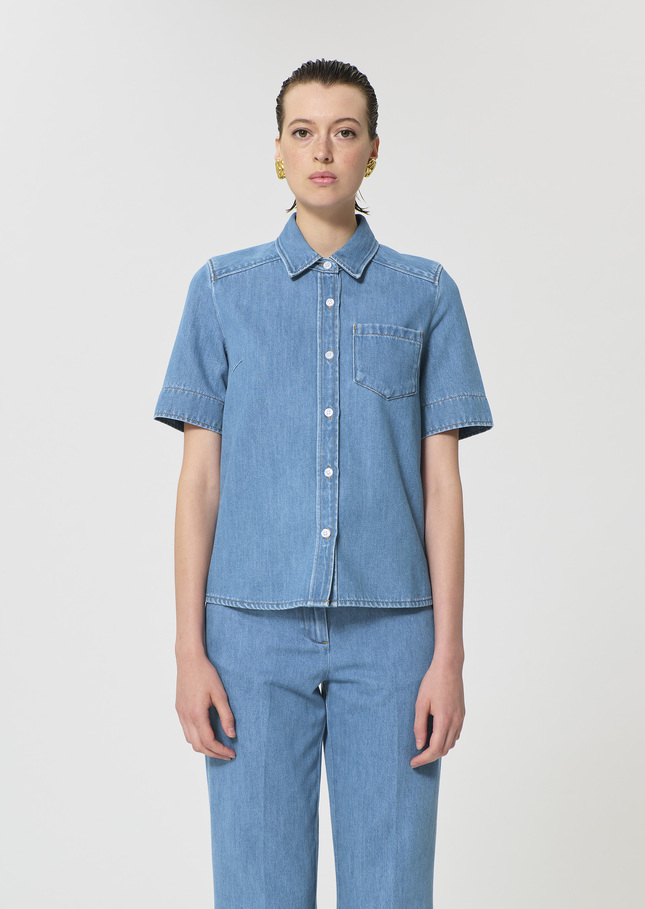 Cruz Shirt blue denim Denim TARA JARMON CH