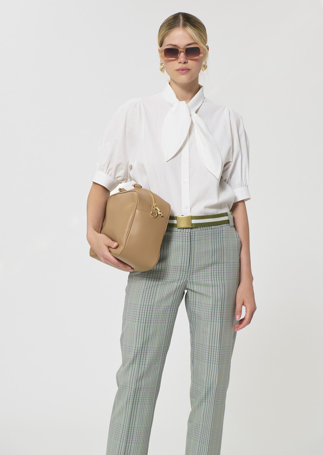 Candyce shirt ecru ribbed cotton Off-white TARA JARMON CH