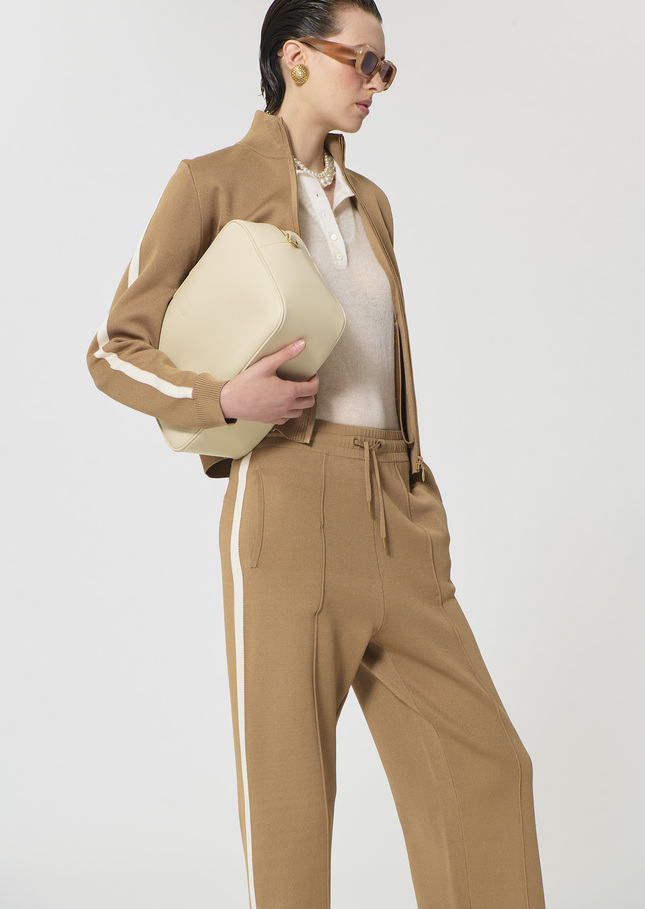 Gabrielle vest beige technical mesh Miel TARA JARMON CH