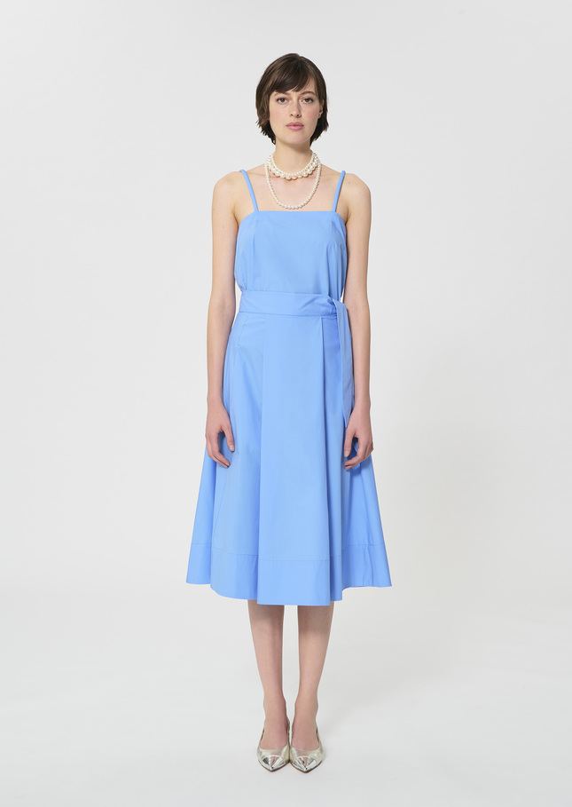 Jolly Skirt sky blue poplin Horizon TARA JARMON CH