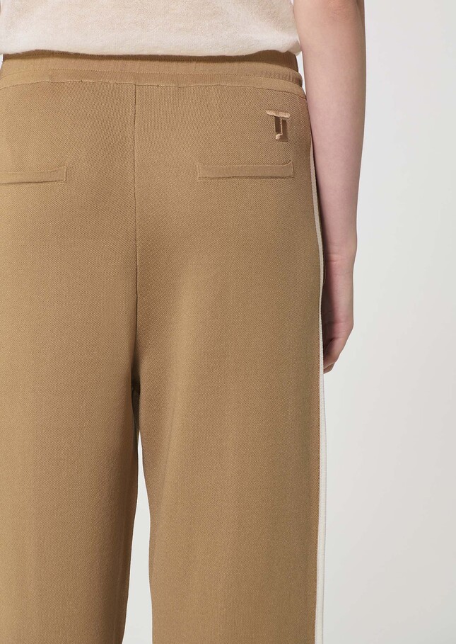Parker Pants beige technical mesh Miel TARA JARMON CH