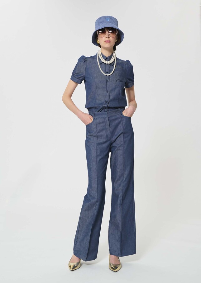 Premier Trousers light blue denim Denim TARA JARMON CH