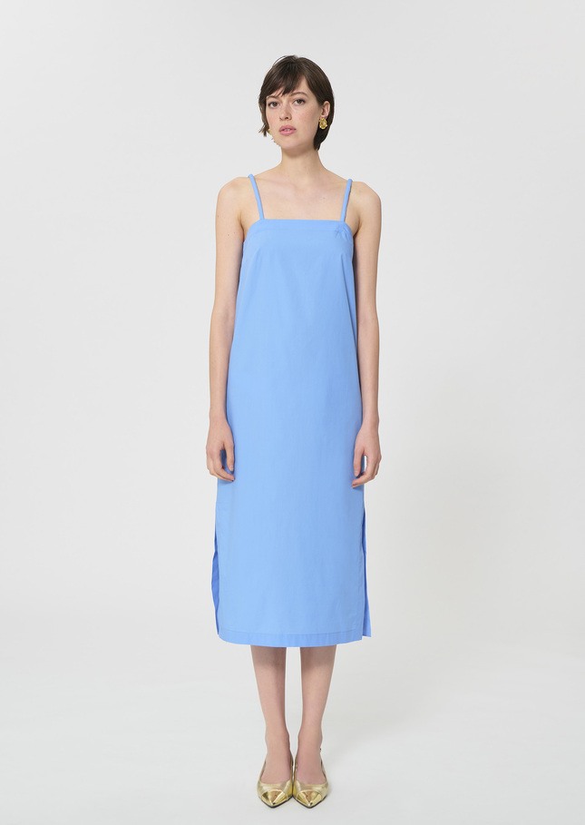 Rosabella dress sky blue poplin Horizon TARA JARMON CH