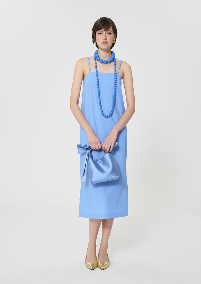 Rosabella dress sky blue poplin Horizon TARA JARMON CH
