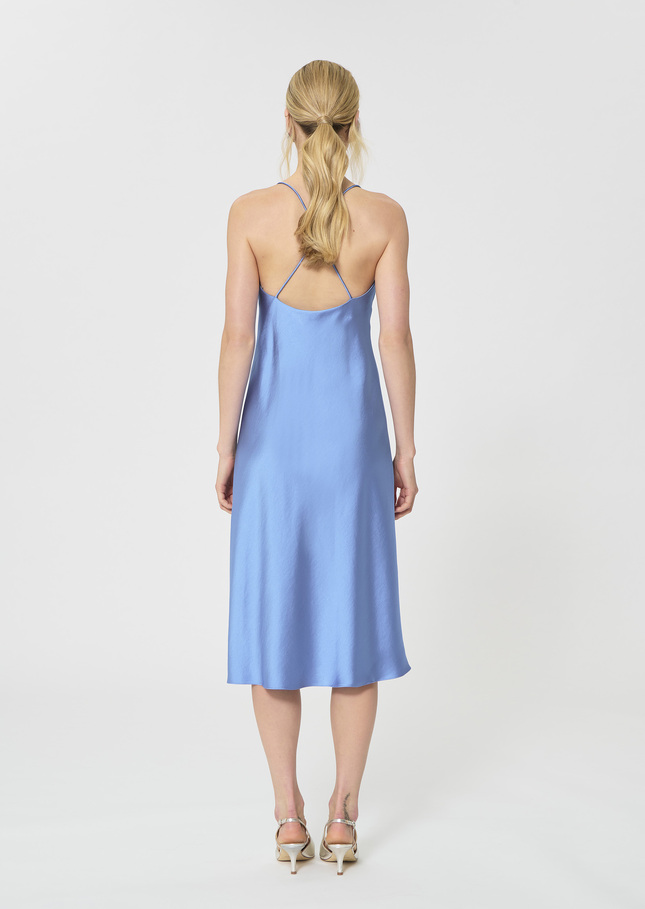 Reane dress sky blue satin Horizon TARA JARMON CH