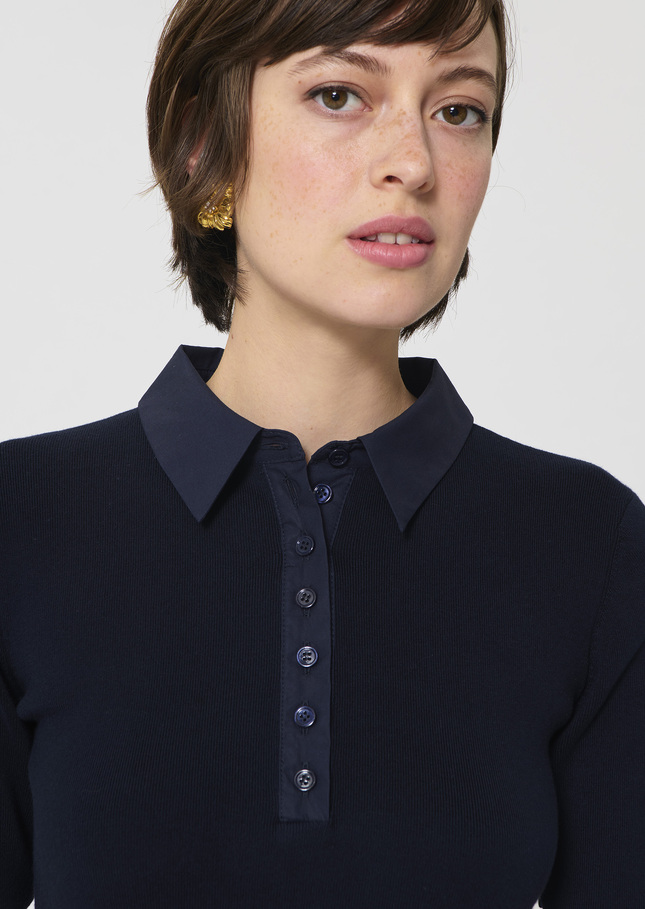 Rio Dress midnight blue cotton Night TARA JARMON CH