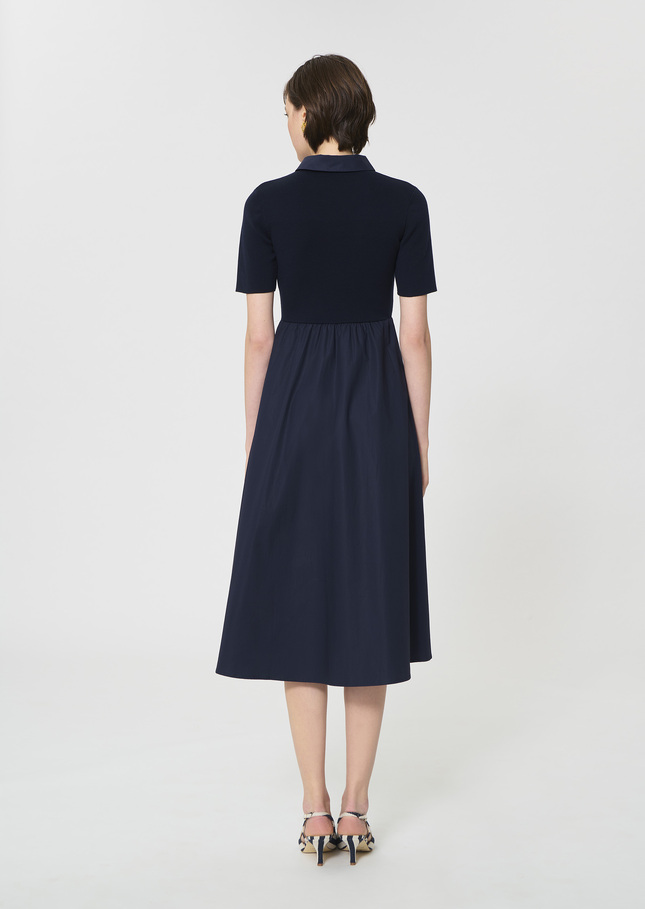 Rio Dress midnight blue cotton Night TARA JARMON CH