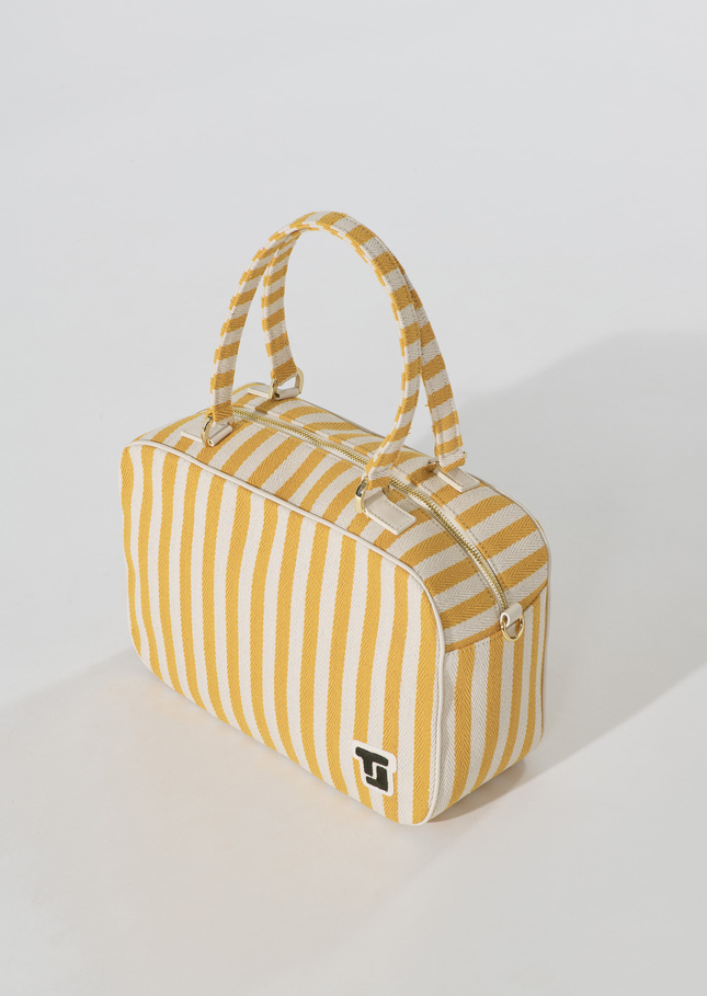 Solal bag yellow with stripes Mimosa TARA JARMON CH