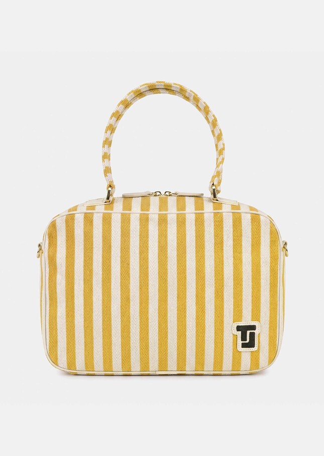 Solal bag yellow with stripes Mimosa TARA JARMON CH
