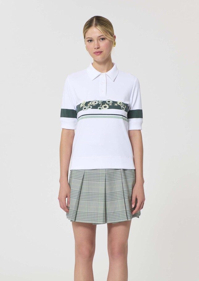 Taradaisy Polo white printed cotton White TARA JARMON CH