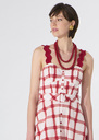 Betty Necklace red with large pearls Cerise, Green, Horizon TARA JARMON CH