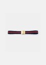 Lucas Belt navy blue stripes Night TARA JARMON CH