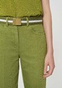 Lucas Belt green with stripes Pomme TARA JARMON CH