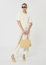 Gisèle Vest ecru cotton Off-white TARA JARMON CH