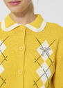 Giulian vest yellow cotton Mimosa TARA JARMON CH