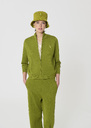 Gabrielle vest green technical mesh Pomme TARA JARMON CH