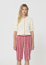 Gracy Vest ecru cotton Off-white TARA JARMON CH