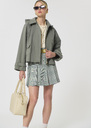 Trench Isaure green cotton Olive TARA JARMON CH