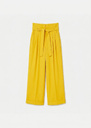 Pia Pants yellow in fluid crepe Mimosa TARA JARMON CH