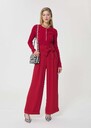 Pia Pants red in fluid crepe Cerise TARA JARMON CH