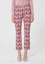 Paulino trousers pale pink retro print Blush TARA JARMON CH