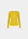 Paulie sweater yellow ribbed knit Mimosa TARA JARMON CH