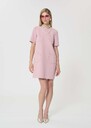 Richy Dress pale pink double canvas Blush TARA JARMON CH